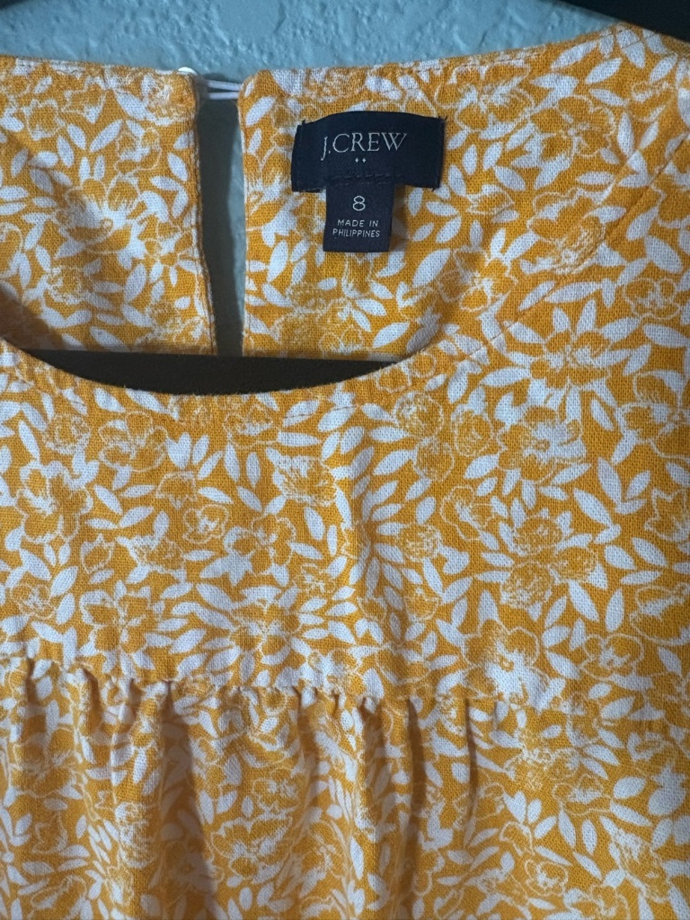 J. Crew Linen Blend Floral Dress - Picture 4 of 4